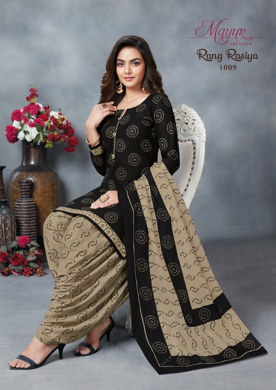 Ganapati Jeeya Unstitched Pure Cotton Dress Material With Bottom And  Dupatta For Women-Shoppypark.com