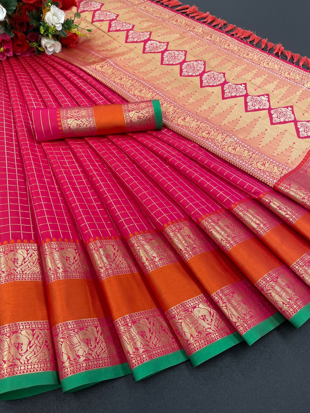 Festive Wear Zari design Banarasi Katan Silk Saree, With Blouse Piece at Rs  1425 in Hyderabad