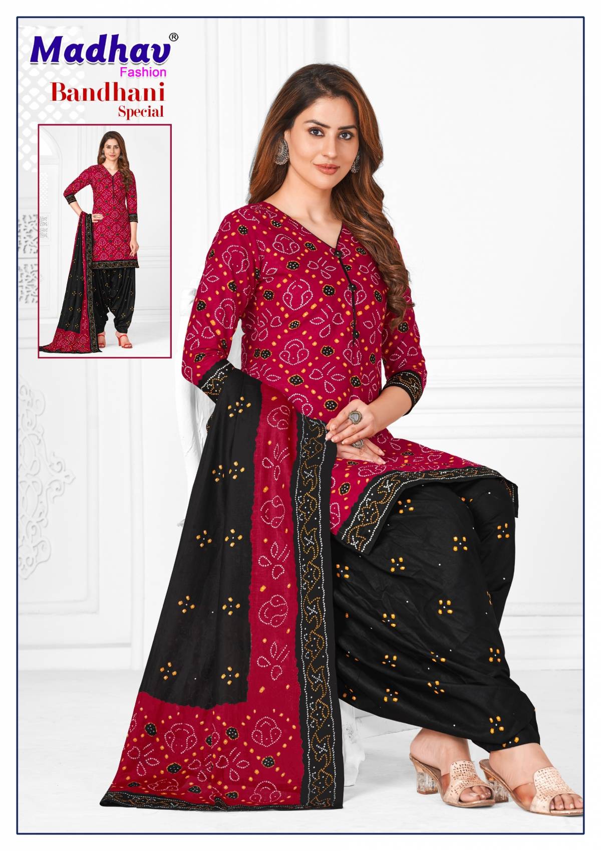 Buy Bandhani Dress Materials Online in India l iTokri आई.टोकरी -  meta-filter-craft-process-banaras-weaving