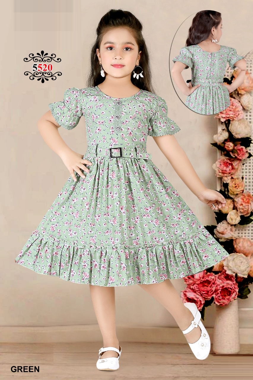 Cotton Casual Designer Baby Girl Frock, Size: 16x24, Age Group: 1-5 Years  at best price in Mumbai