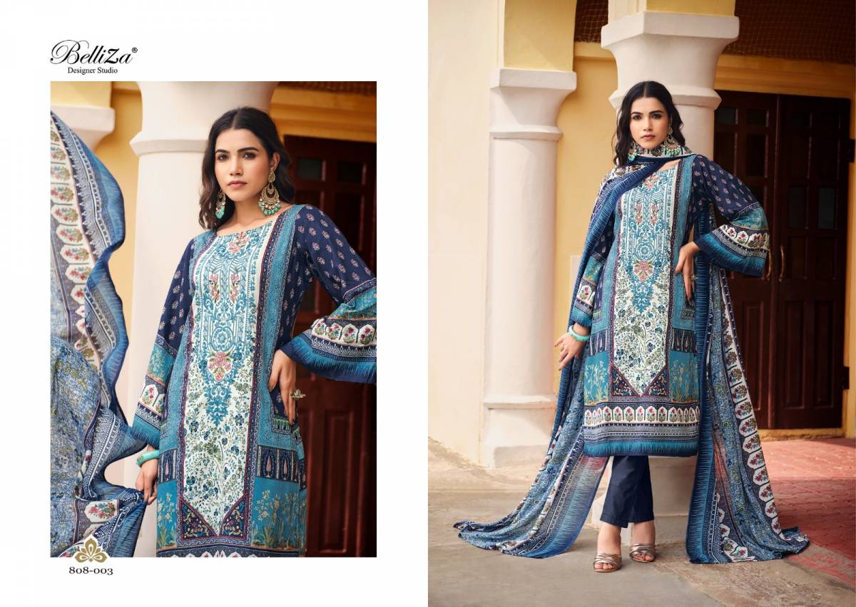Wholesale Designer Suit Belliza Naira Vol 14 Heavy Embroidery Dress  Material Collection Design Catalog