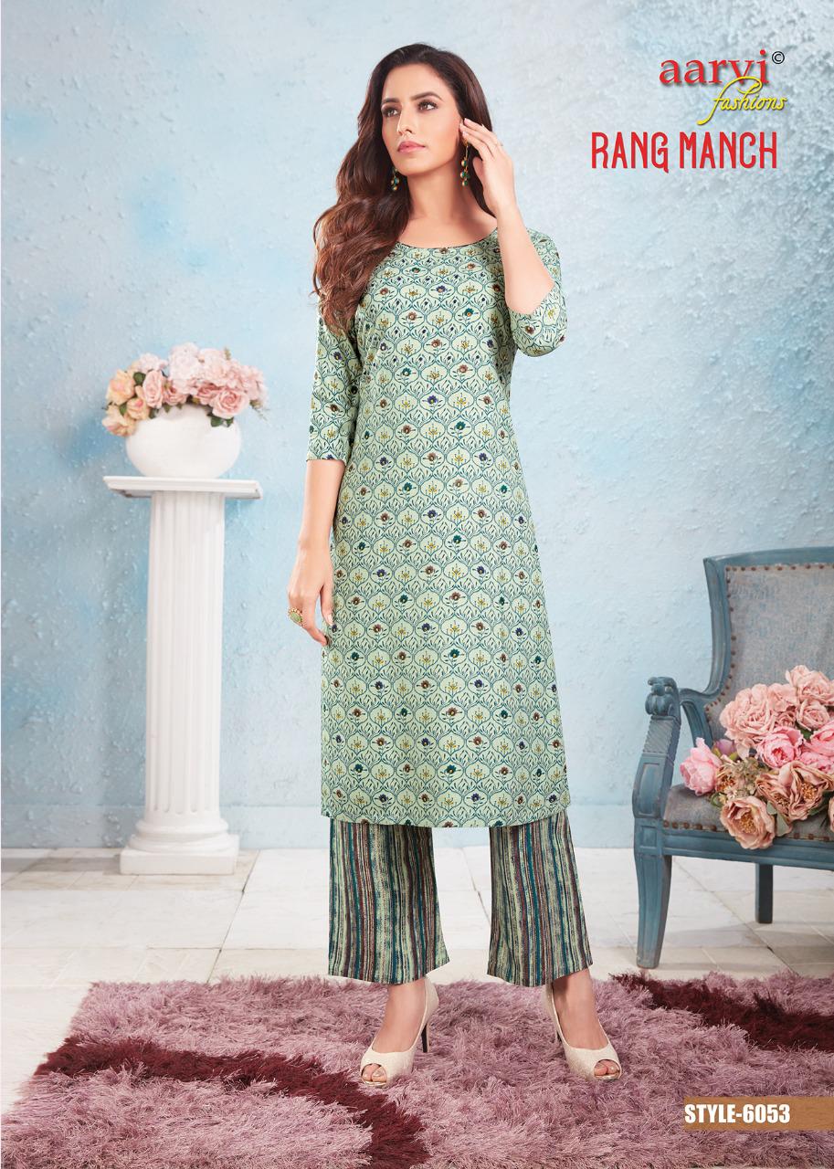 Lemon Colour Rangjyot Rang Manch New Latest Ethnic Wear Rayon Kurti With  Pant And Dupatta Collection 1007  The Ethnic World