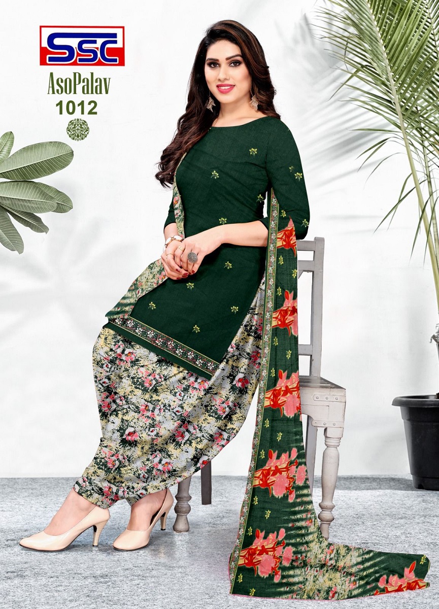 SKT SUITS FALAK COTTON FANCY PRINT DRESS MATERIALS ONLINE RATE WHOLESALER  SURAT