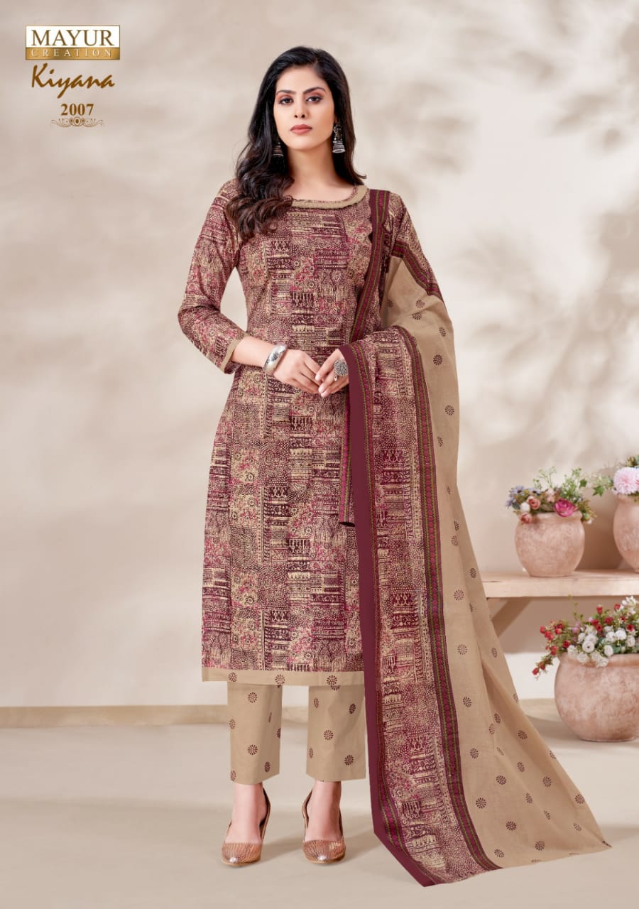 Traditional Vol 4 Mayur Creation Cotton Dress Material – Kavya Style Plus