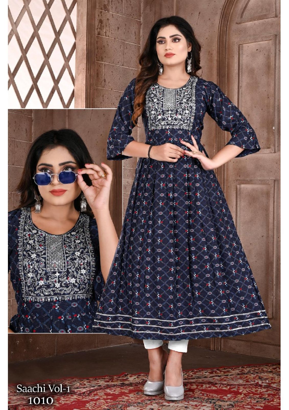 Saachi Party Wear 10am Latest Kurti at Rs 681 in Ahmedabad | ID: 17238497633