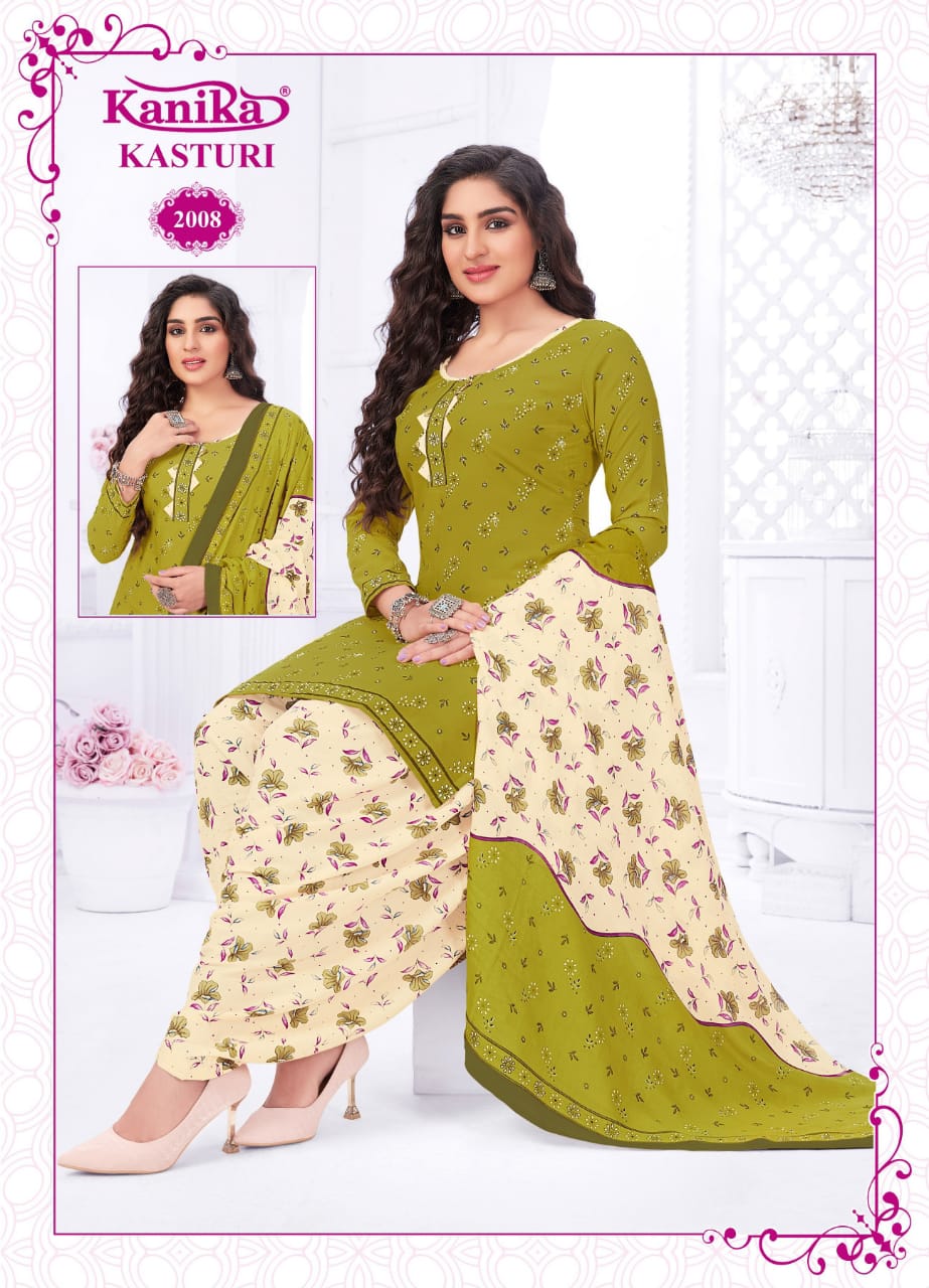 Buy Cotton Readymade Churidar Suit Online