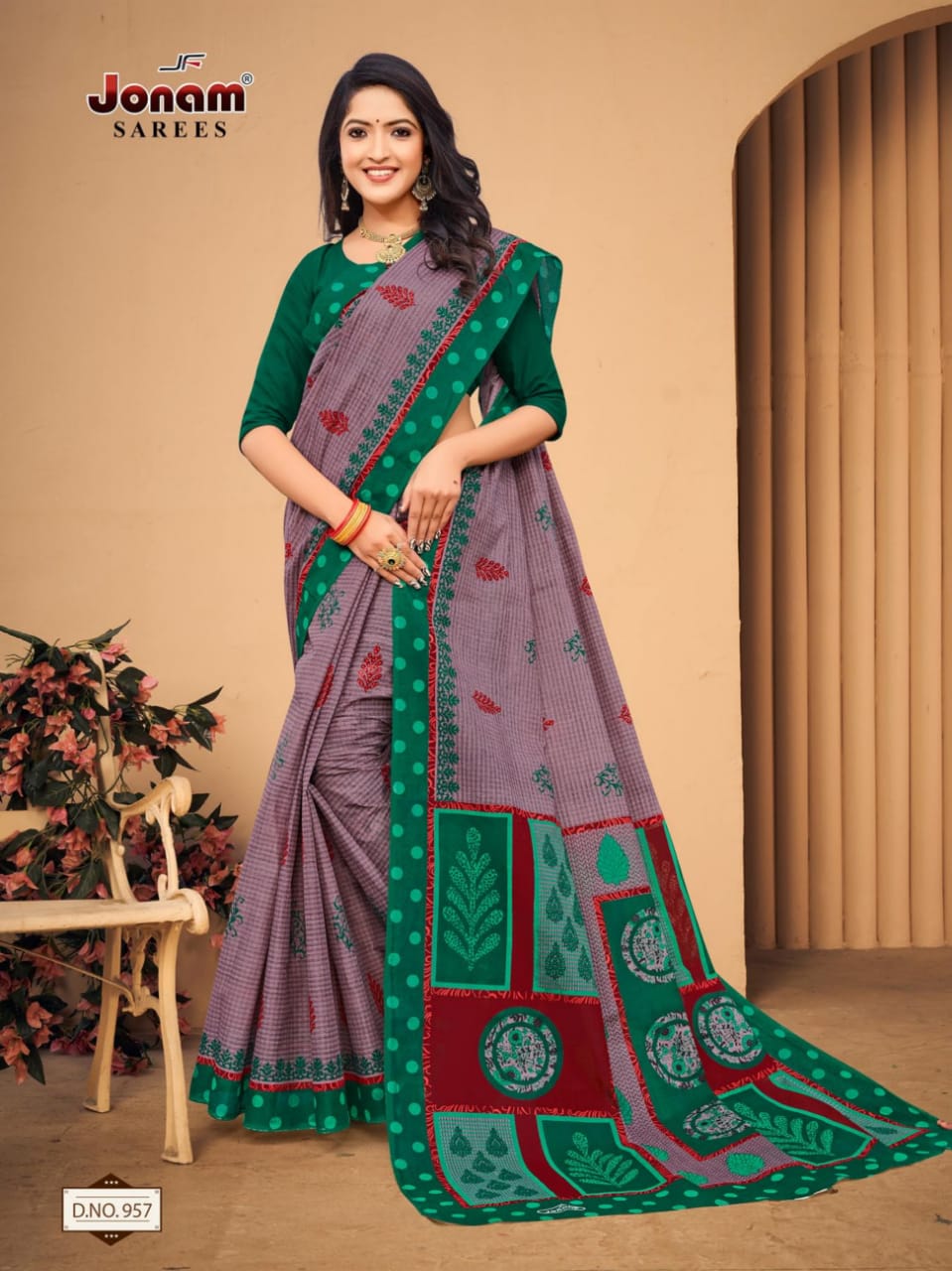 Buy Karishma Cotton Sarees with Blouse Pure Cotton Fancy Saris at Amazon.in