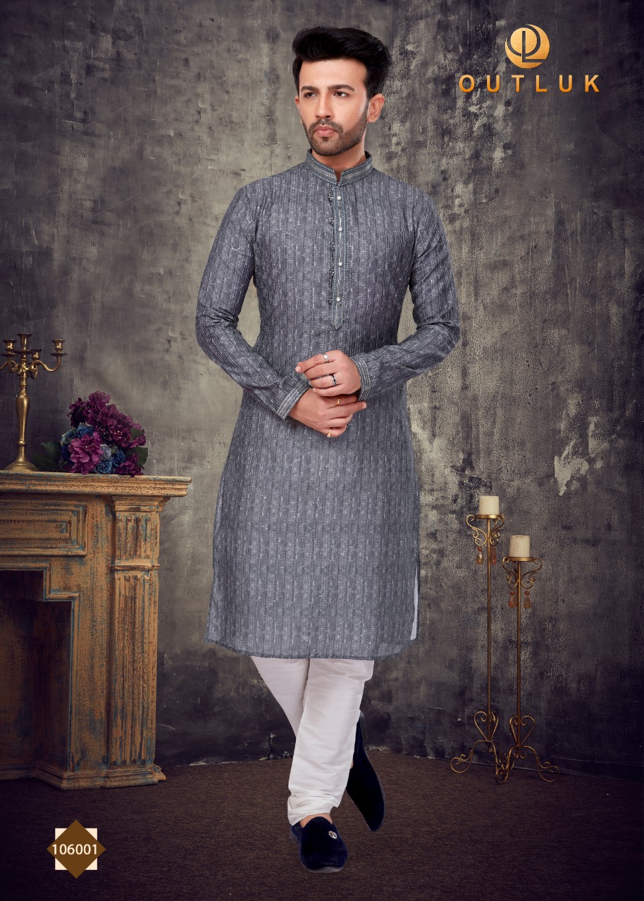 Outluk 106 Festival Wear Mens Kurta With Pajama Collection ...