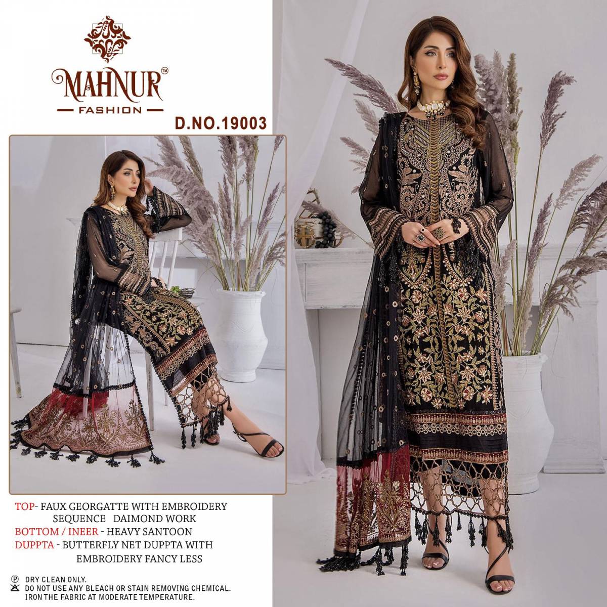 Mahnur Vol 19 Fancy Designer Pakistani Suit Collection Design Catalog