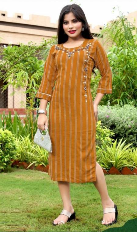 Traditional 2 Casual Wear Printed Kurti Collection Design Catalog