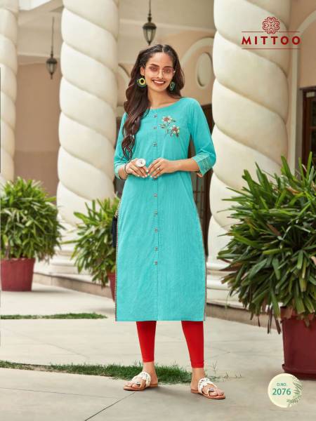 Mittoo Bindi Designer Wear Long Kurti Collection Design Catalog