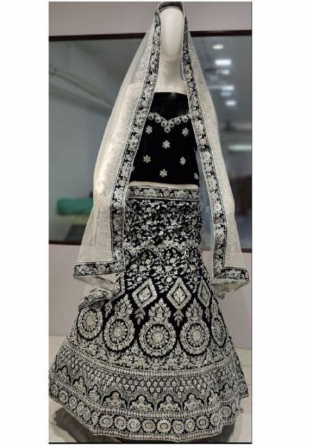 Bd 1547 9000velvet With Work Wedding Wear Lehenga Choli At Best Rate  Wholesale Dealer Surat