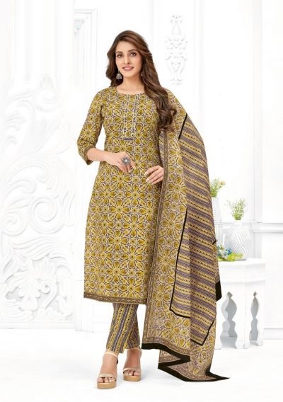 Ganpati Cotton Suit Gouri Vol 1 Pure Cotton Fancy Print Patiyala Style Dress  Material Salwar Suits