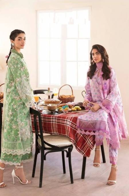 Ganga Eilish Cotton Fabric With Embroidery Work Salwar Suit Wholesale Dealer