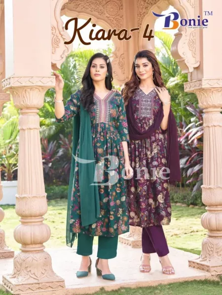 LADIES FLAVOUR SAANVI VOL 6 KURTI PANTS WITH DUPATTA