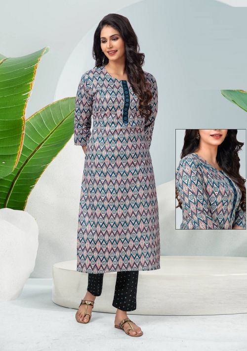 Wholesale Printed Kurti Deeptex Queen India Vol 6 Casual Wear Kurti With  Pant Collection Design Catalog