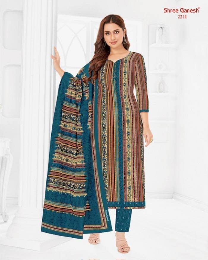 Vandana Kavya Anjali Vol-1 Wholesale Crochet Work Soft Cotton Dress Material  - textiledeal.in