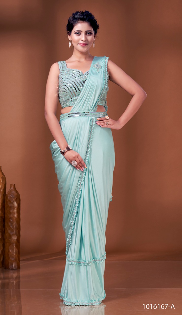 Buy Designer Saree Online : 'Neelambari' Silk Kantha Embroidered Saree – Ek  Dori