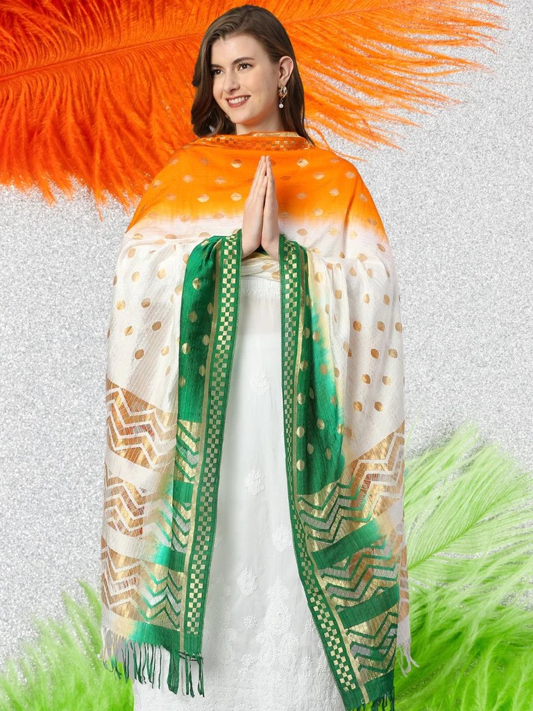 Sc Tiranga 2 Independence Day Special Linen Designer Saree Collection  Catalog