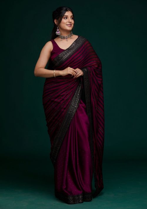 Georgette Sequence Work Saree VT 5033